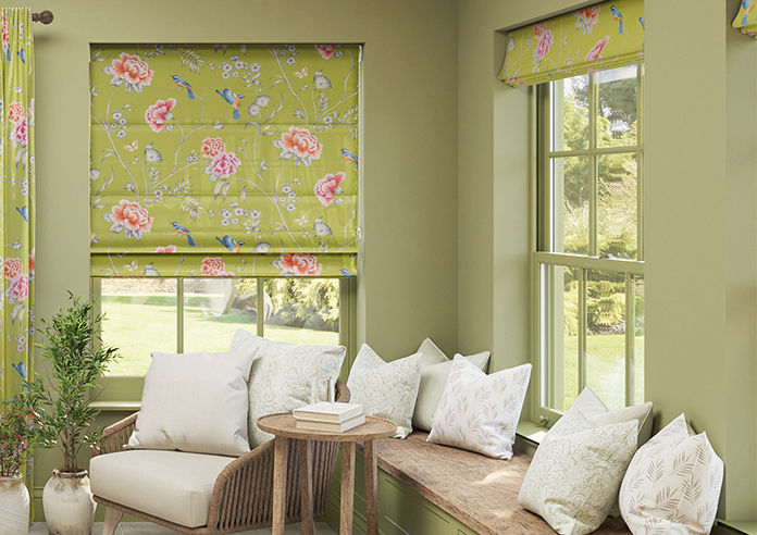Borneo, Kiwi - Twist&Fit Roman Blind - Image 3